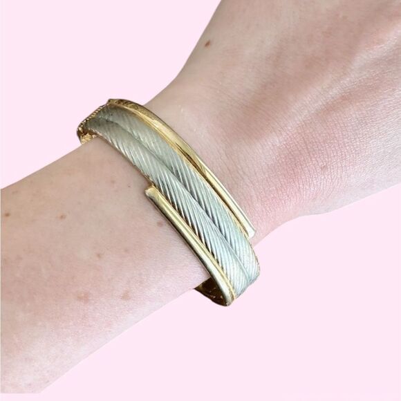 Vintage Gold and Silver Tone Bracelet - Picture 1 of 8
